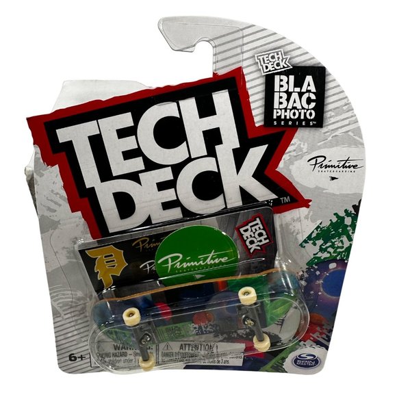 Tech Deck BLA BAC PHOTO Ultra Rare PRIMITIVE Skateboard Fingerboard New - Picture 1 of 10